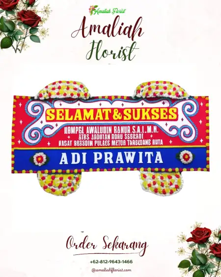 Papan Bunga Ucapan Selamat Benerwetan